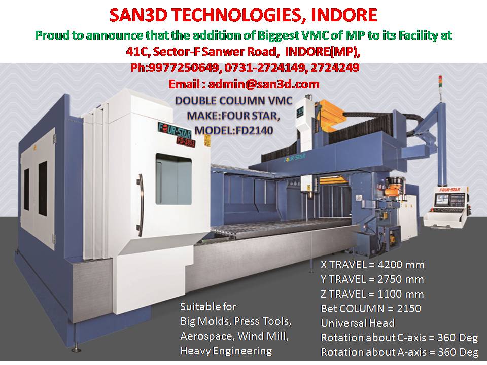Four Star FD2140, the largest machining centre commissioned in Madhya Pradesh