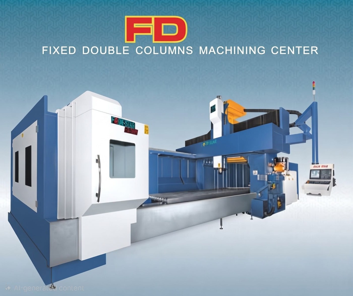 FD fixed double column machining centre — the class of machine operated by SAN 3D Technologies